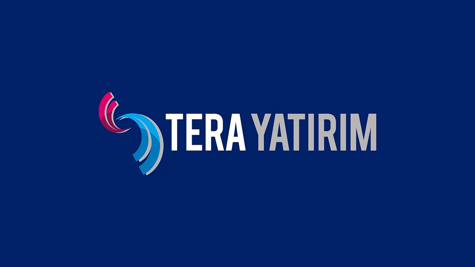 Tera Yatırım şirketinin mavi renkli logosu ve adı beyaz yazıyla gösteriliyor.