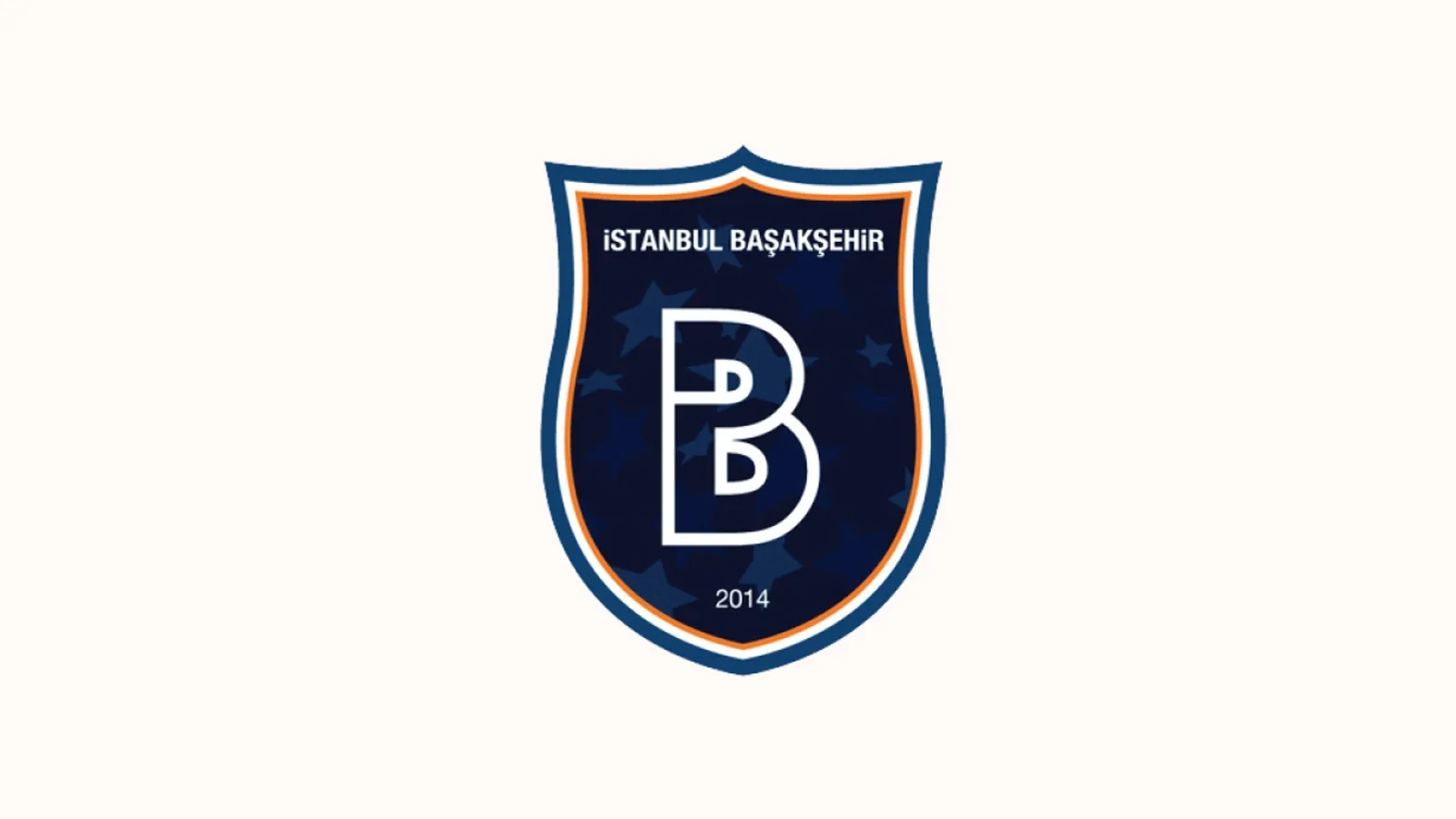İstanbul Başakşehir Futbol Kulübü'nün mavi-beyaz kalkan şeklindeki logosunda B harfi.